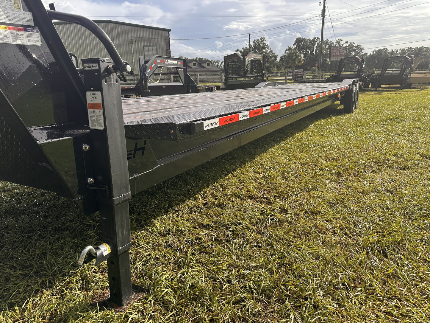 40' FWZ GN Equipment Trailer 2 - 8k Spring Axles Slide in Ramps Drive Over Fenders 003404 - Equipment Trailers - Stryker Dealership Group