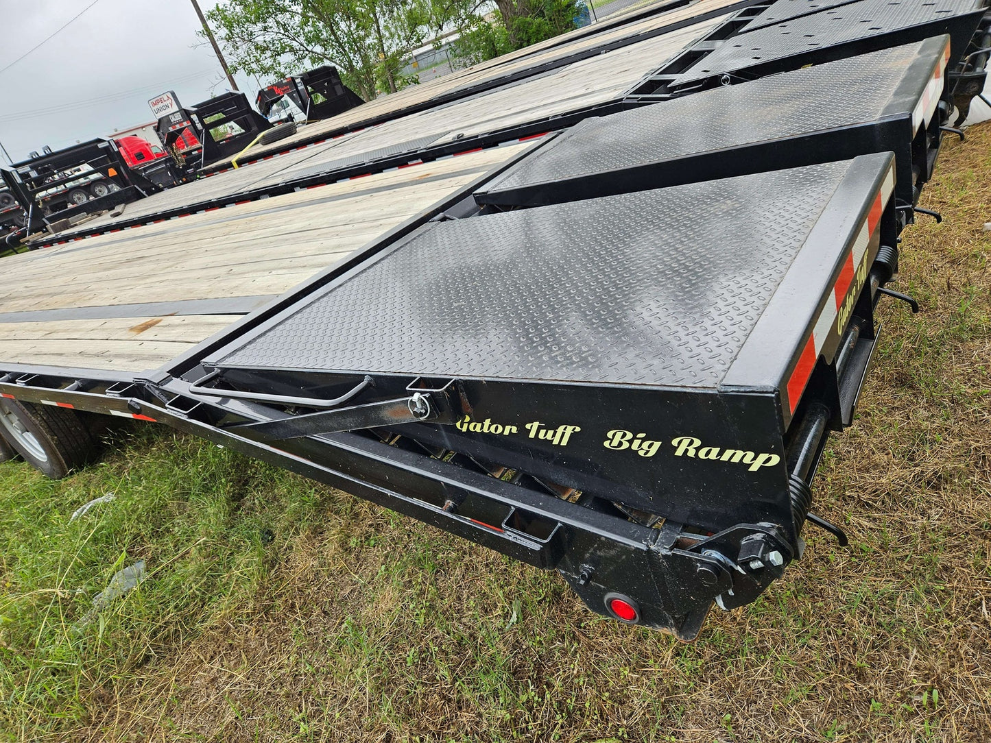 40' Gooseneck 2 - 7k Axles 16k GVWR Mega Ramps 009128 - Hotshot Non-CDL - Stryker Dealership Group