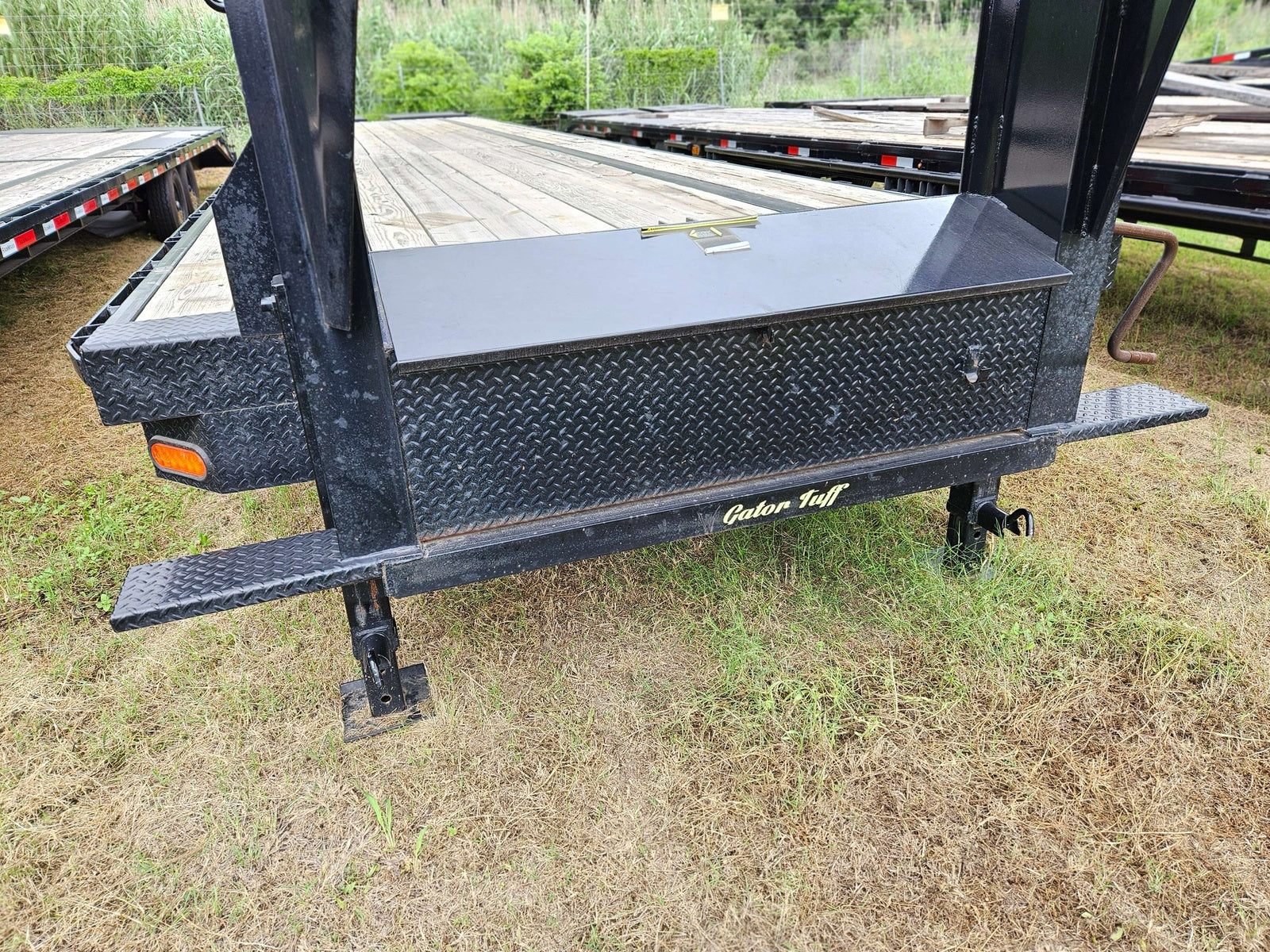 40' Gooseneck 2 - 7k Axles 16k GVWR Mega Ramps 009128 - Hotshot Non-CDL - Stryker Dealership Group