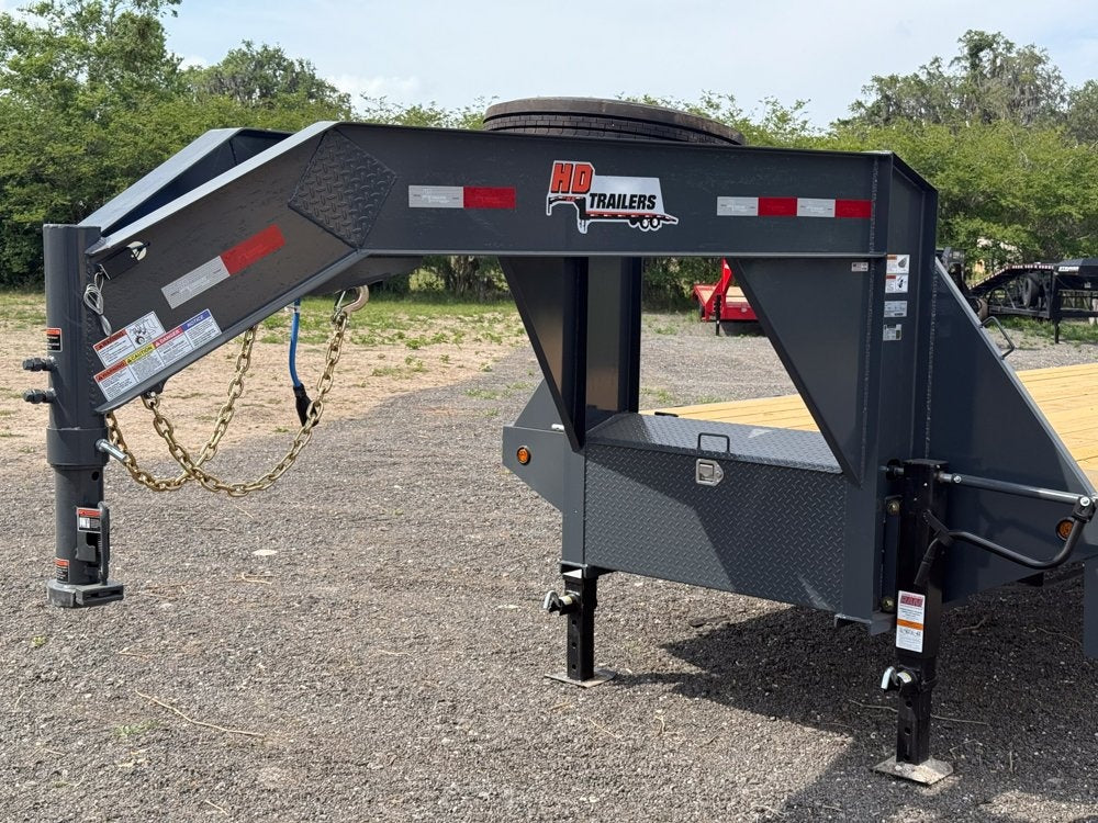 40' HD Gooseneck (2) 10k Axles Straight Deck 18ply Tires - 14# IB - 10K SD SS/Deckover Trailers - Stryker Dealership Group