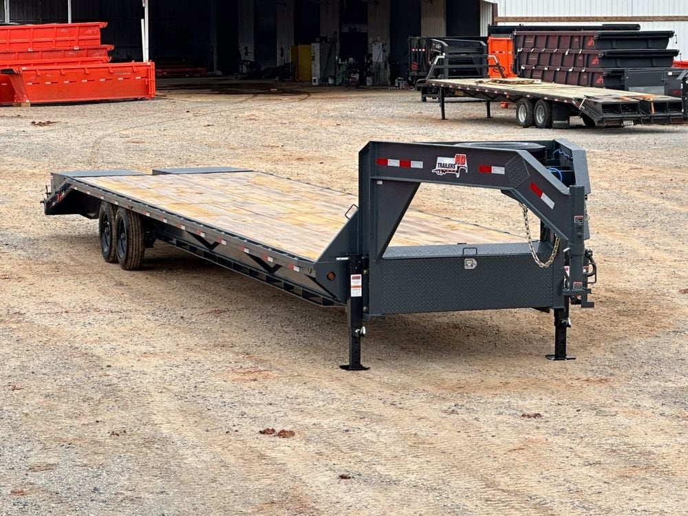 40' HD Gooseneck (2) 8k Axles Mega 16k GVWR 14ply Tires - 14# IB - Hotshot Non-CDL/DO 8K MR - Stryker Dealership Group