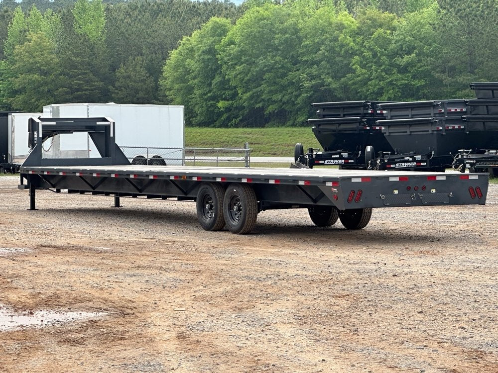 40' HD Gooseneck Straight Deck 2 7k Axles - Torque Tube - 14ply - 7K SD/Deckover Trailers - Stryker Dealership Group