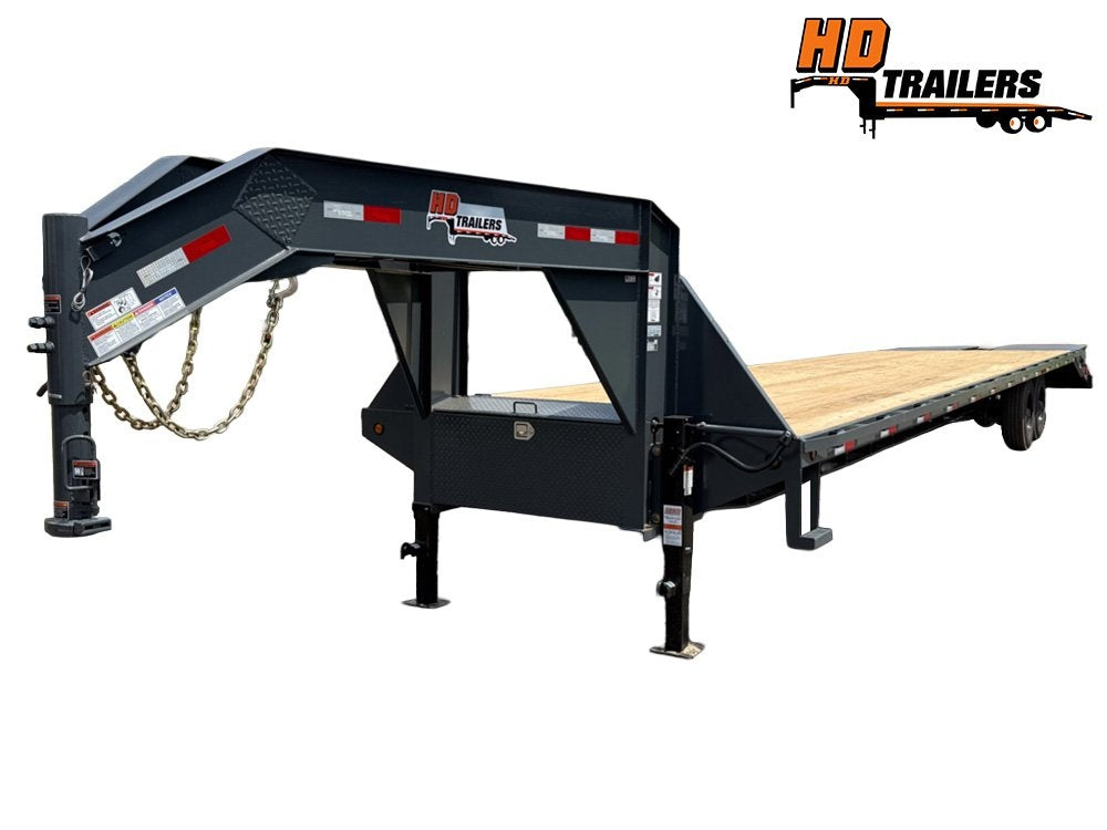 40' HD Hotshot (2) 10k Axles Mega Ramps DERATED Non-CDL 18 Ply Super Singles - 10K MR SS/Deckover Trailers - Stryker Dealership Group