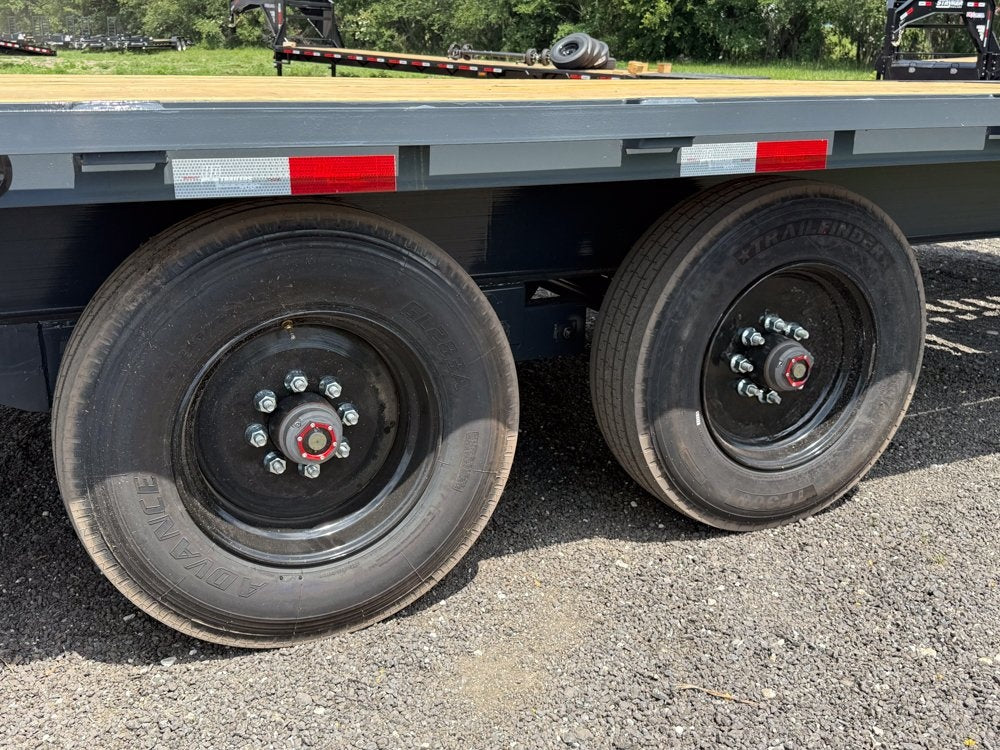 40' HD Hotshot (2) 10k Axles Mega Ramps DERATED Non-CDL 18 Ply Super Singles - 10K MR SS/Deckover Trailers - Stryker Dealership Group