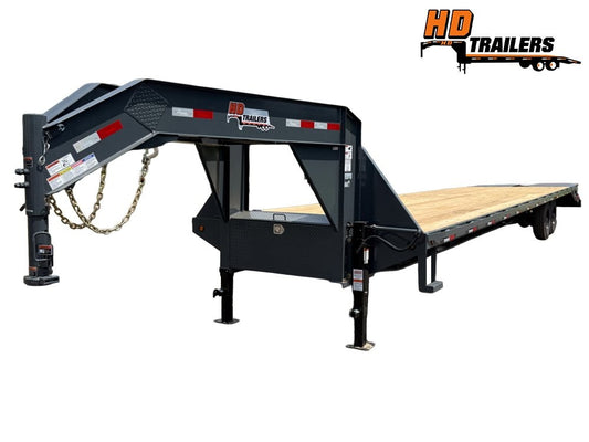 40' HD Hotshot (2) 10k Axles Mega Ramps DERATED Non-CDL 18 Ply Super Singles - 10K MR SS/Deckover Trailers - Stryker Dealership Group