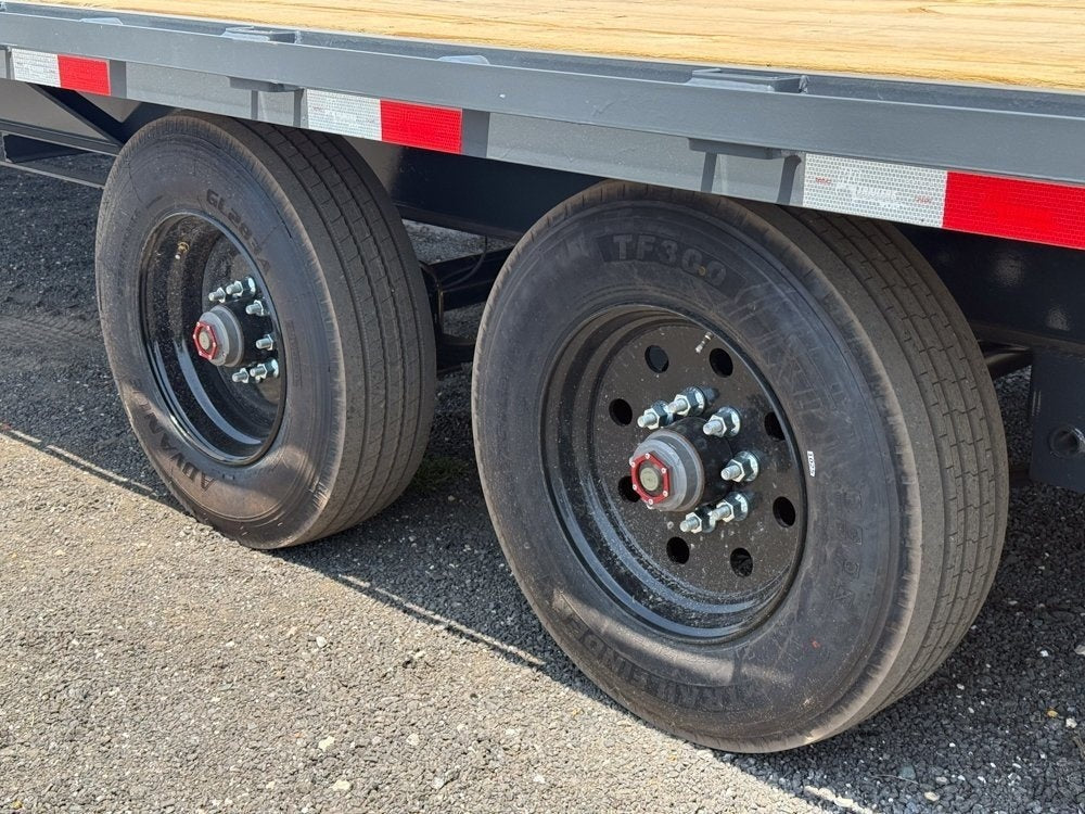 40' HD Hotshot (2) 10k Axles Straight Deck, DERATED Non-CDL 18 Ply Super Singles - 10K SD SS/Deckover Trailers - Stryker Dealership Group