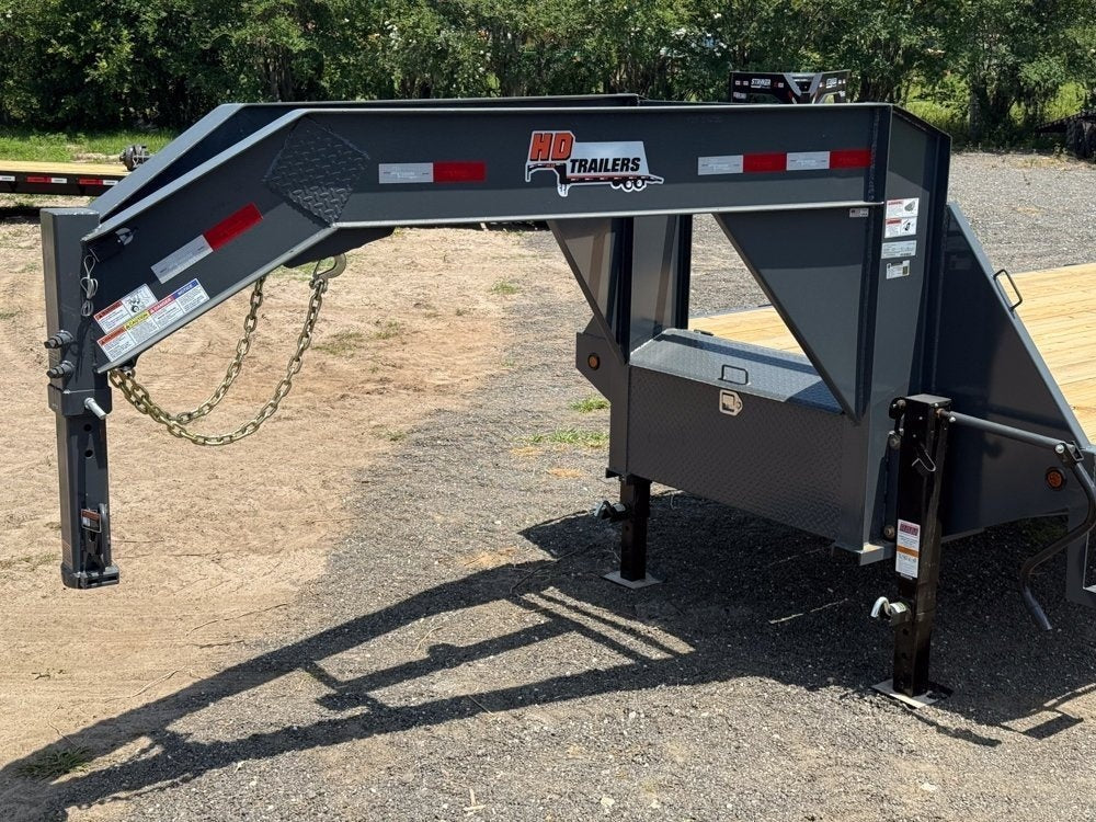 40' HD Hotshot (2) 10k Axles Straight Deck, DERATED Non-CDL 18 Ply Super Singles - 10K SD SS/Deckover Trailers - Stryker Dealership Group