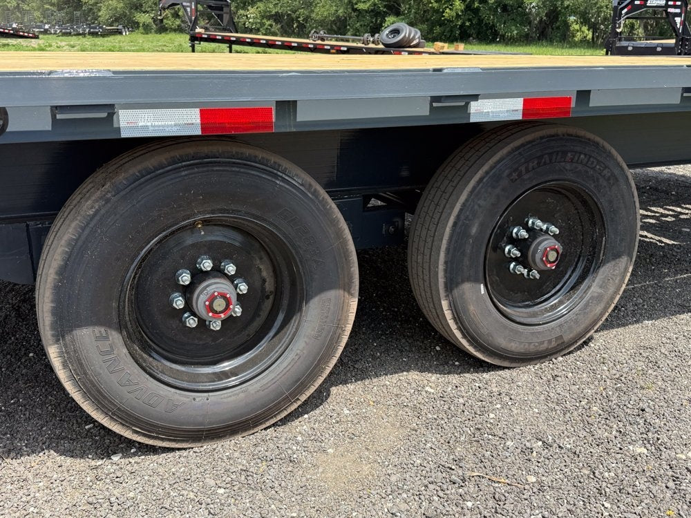 40' HD Hotshot (2) 10k Axles Straight Deck, DERATED Non-CDL 18 Ply Super Singles - 10K SD SS/Deckover Trailers - Stryker Dealership Group
