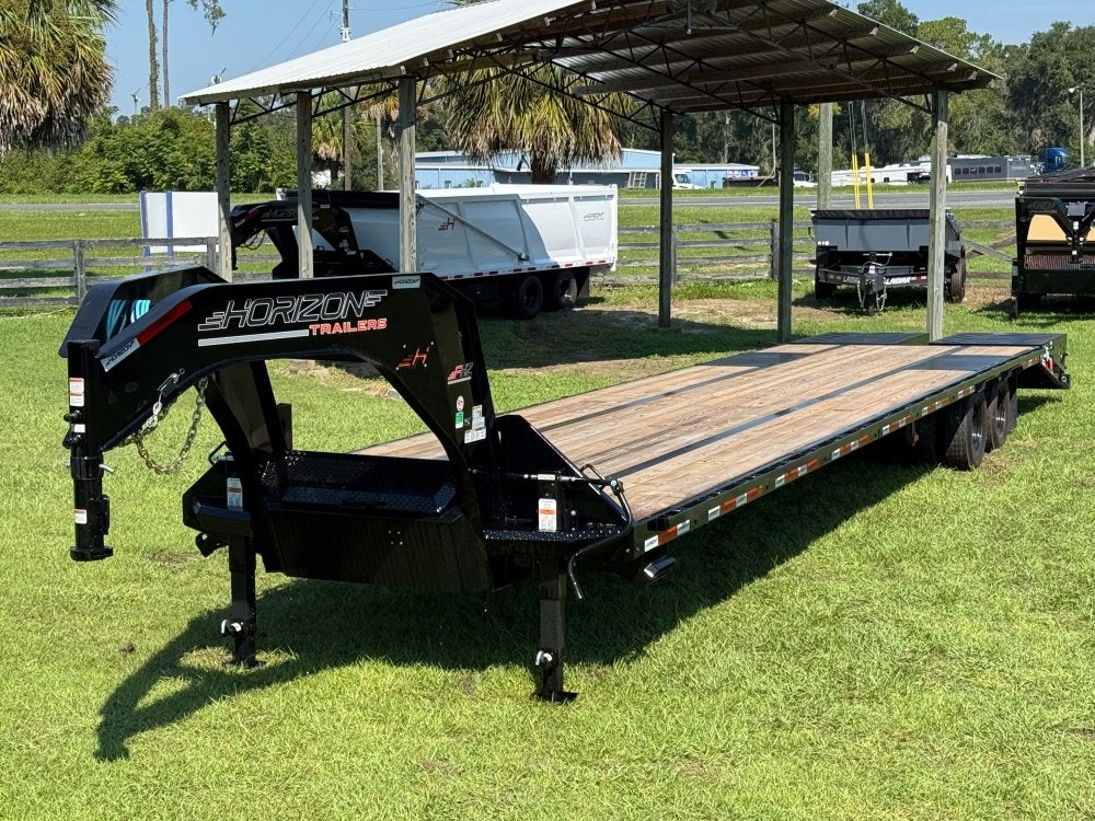 40' Horizon FHZ Gooseneck Dual Wheel Deckover Trailer Mega Ramps - (2) 10K Axles - Dual Wheel Deckover/DO 10K MR DW - Stryker Dealership Group