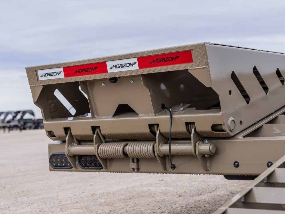 40' Horizon FHZ Gooseneck Dual Wheel Deckover Trailer Mega Ramps - (2) 12K Axles - Dual Wheel Deckover/DO 12K MR - Stryker Dealership Group