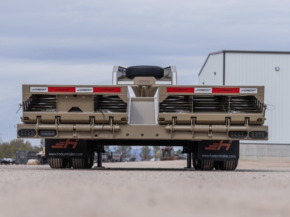 40' Horizon FHZ Gooseneck Dual Wheel Deckover Trailer Mega Ramps - (2) 12K Axles - Dual Wheel Deckover/DO 12K MR - Stryker Dealership Group