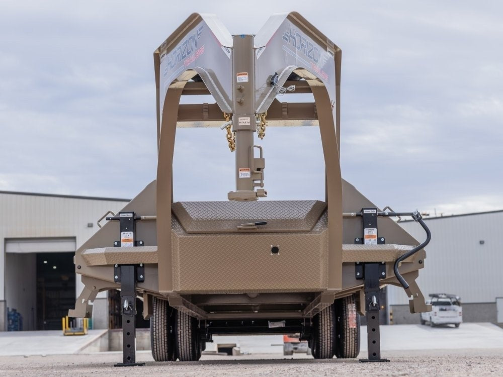 40' Horizon FHZ Gooseneck Dual Wheel Deckover Trailer Mega Ramps - (2) 12K Axles - Dual Wheel Deckover/DO 12K MR - Stryker Dealership Group