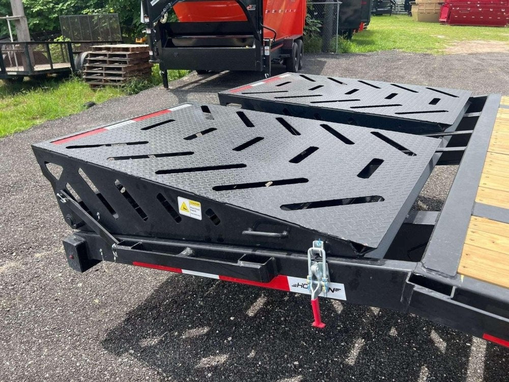 40' Horizon FTZ Gooseneck Deckover Trailer Mega Ramps - (2) 10k Axles - Hotshot Non-CDL/DO 10K MR SS - Stryker Dealership Group