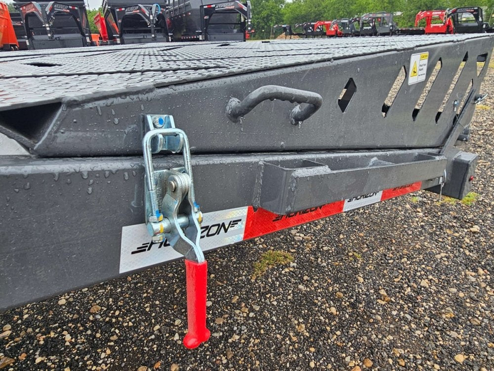 40' Horizon FTZ Gooseneck Deckover Trailer Mega Ramps - (2) 10k Axles - Hotshot Non-CDL/DO 10K MR SS - Stryker Dealership Group