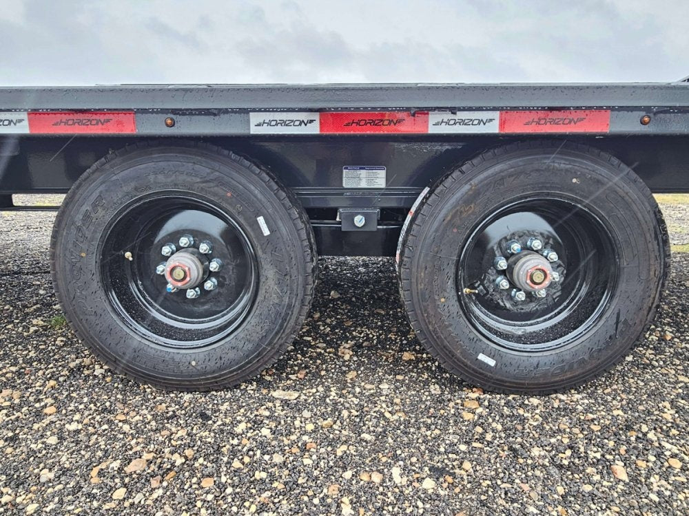40' Horizon FTZ Gooseneck Deckover Trailer Mega Ramps - (2) 10k Axles - Hotshot Non-CDL/DO 10K MR SS - Stryker Dealership Group