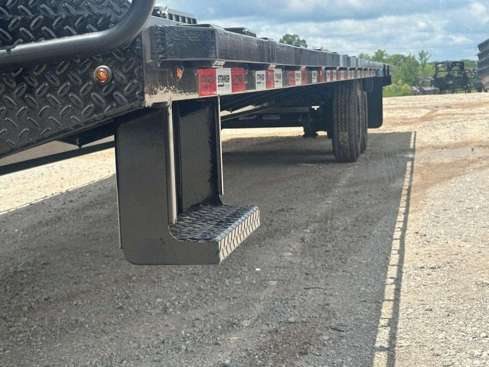 40' Hotshot Elite Gooseneck SD 10k Axles - Derated 12k GVWR - 18ply Tires & Spare & 10' Aluminum Ram - Hotshot Non-CDL - Stryker Dealership Group