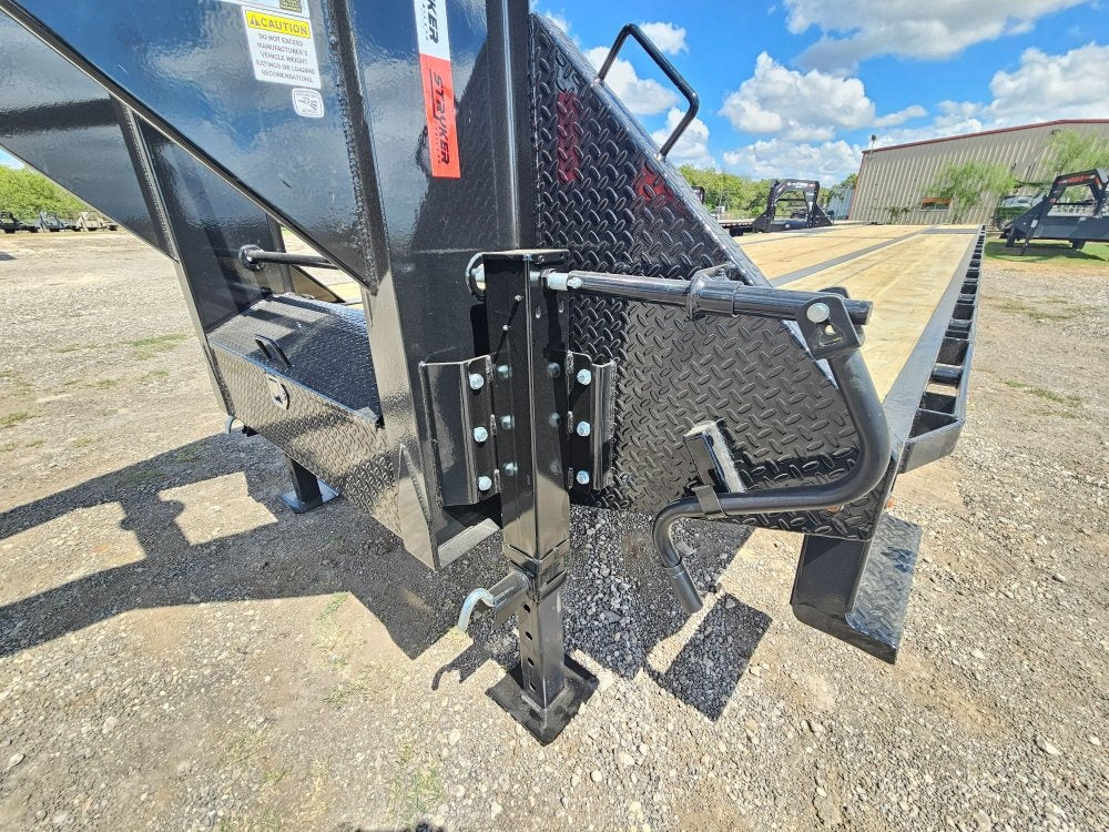 40' Hotshot Elite Gooseneck SD 10k Axles - Derated 12k GVWR - 18ply Tires & Spare & 10' Aluminum Ram - Deckover Trailers/Hotshot - Stryker Dealership Group