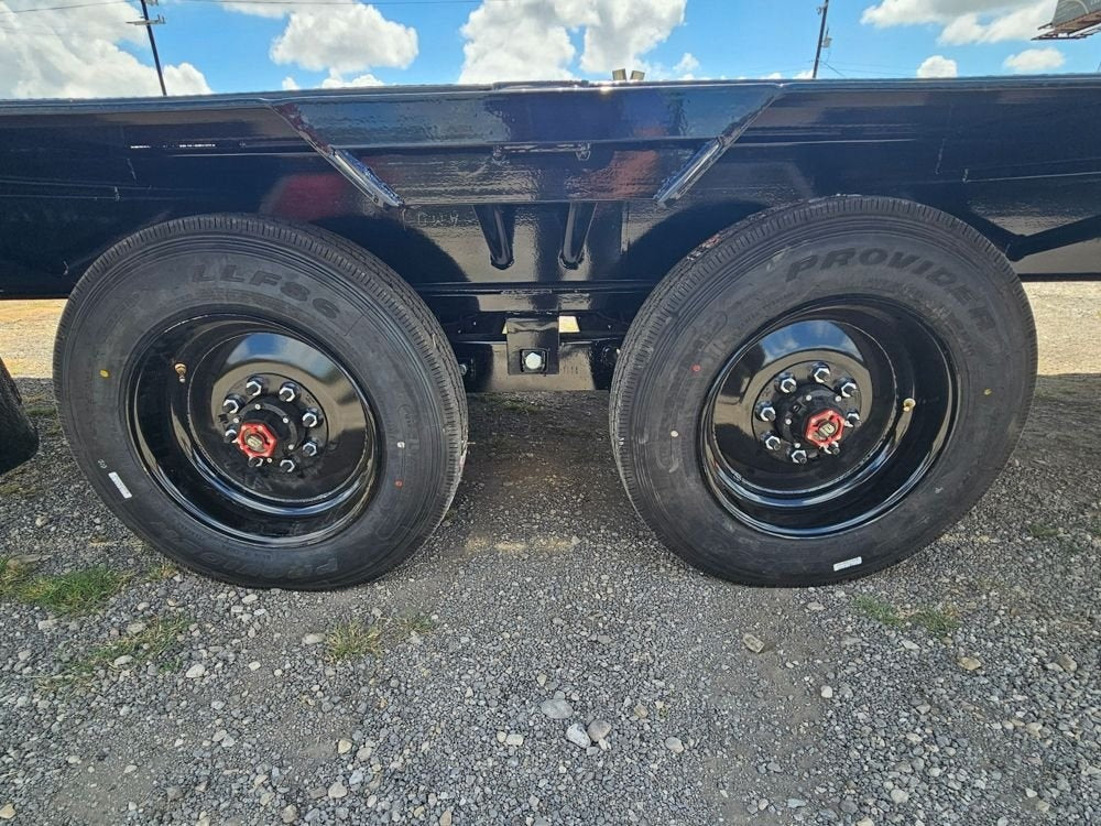 40' Hotshot Elite Gooseneck SD 10k Axles - Derated 12k GVWR - 18ply Tires & Spare & 10' Aluminum Ram - Deckover Trailers/Hotshot - Stryker Dealership Group