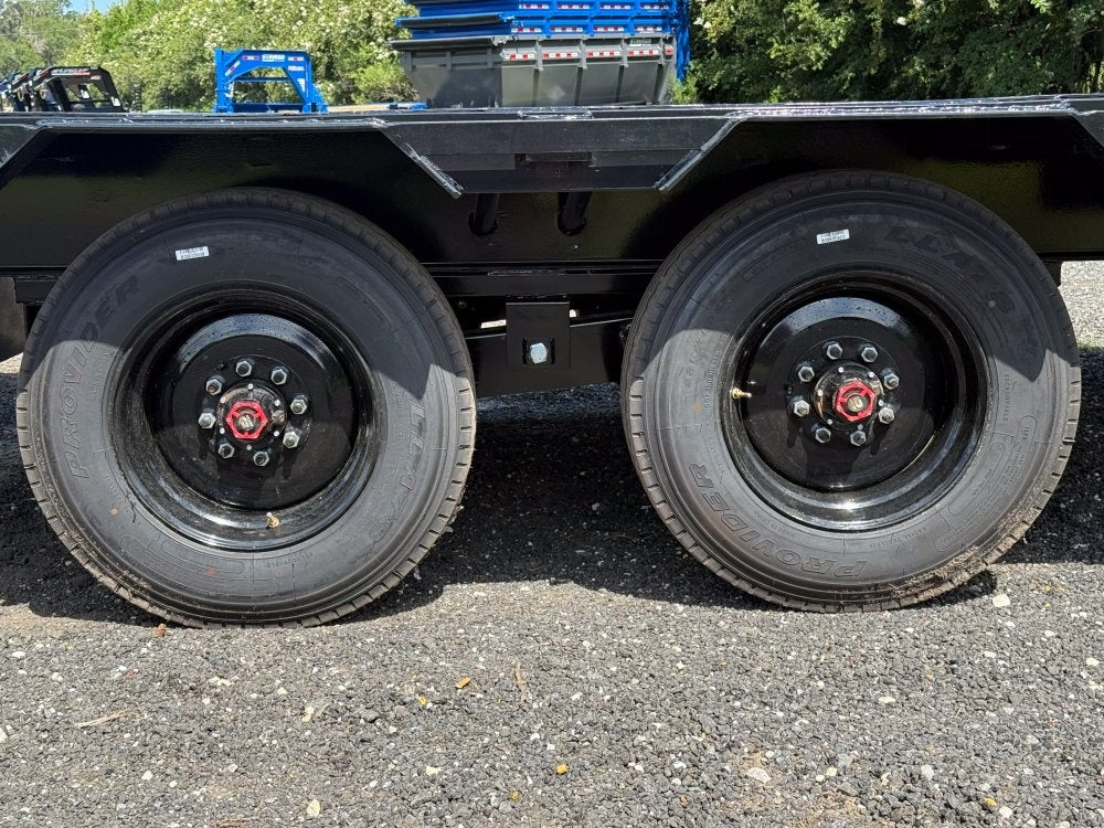 40' Hotshot Elite Gooseneck SD 10k Axles - Derated 12k GVWR - 18ply Tires & Spare & 10' Aluminum Ram - 10K SD SS/Deckover Trailers - Stryker Dealership Group