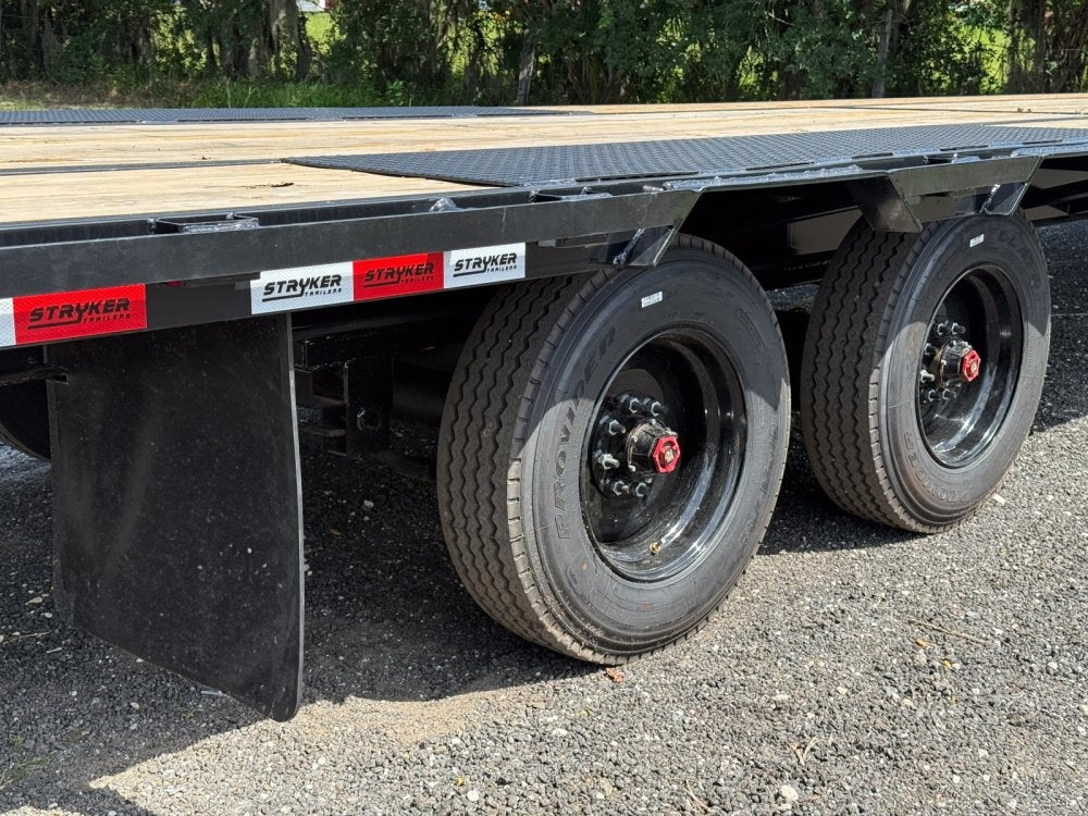 40' Hotshot Elite Gooseneck SD 10k Axles - Derated 12k GVWR - 18ply Tires & Spare & 10' Aluminum Ram - DO 10K SD SS/Deckover Trailers - Stryker Dealership Group