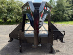 40' Hotshot Elite Gooseneck SD 10k Axles - Derated 12k GVWR - 18ply Tires & Spare & 10' Aluminum Ram - Hotshot Non-CDL - DO 10K SD SS - Stryker Dealership Group
