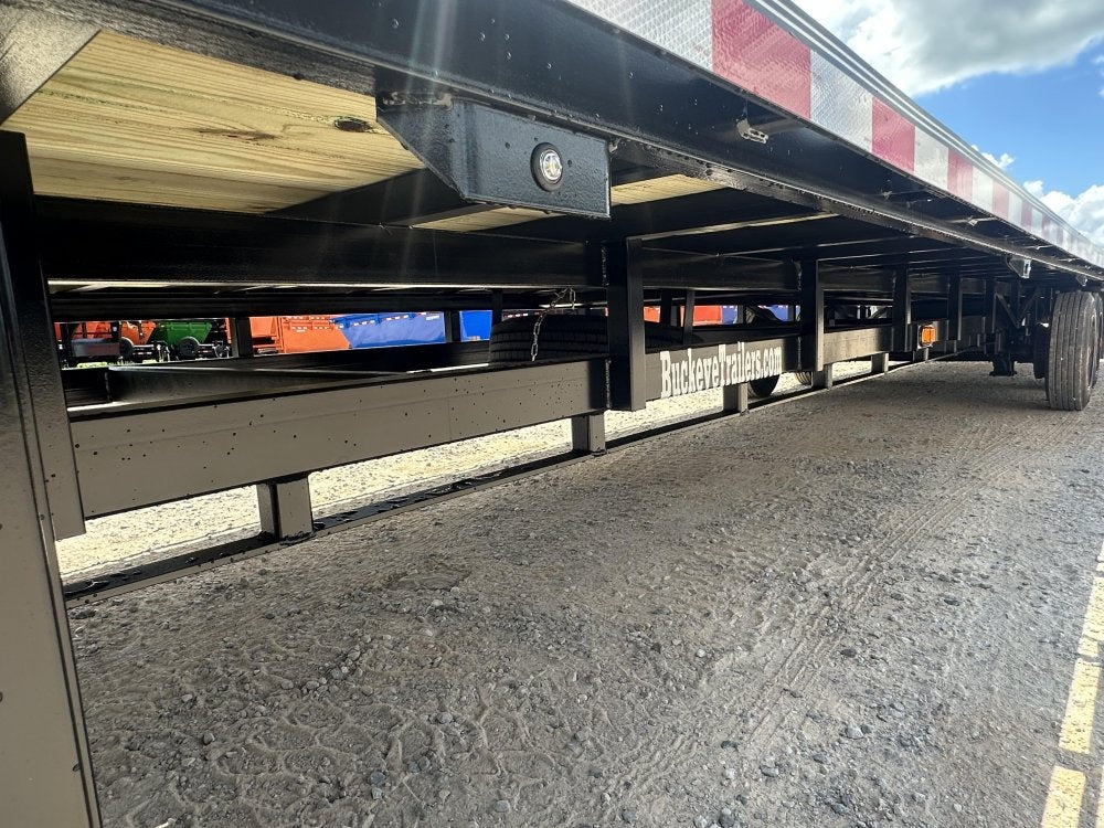 40" Max Light Gooseneck Hotshot Trailer (2) 10K Axles, 102" Wide, 10' Aluminum Ramps - 10K SD SS/Deckover Trailers - Stryker Dealership Group