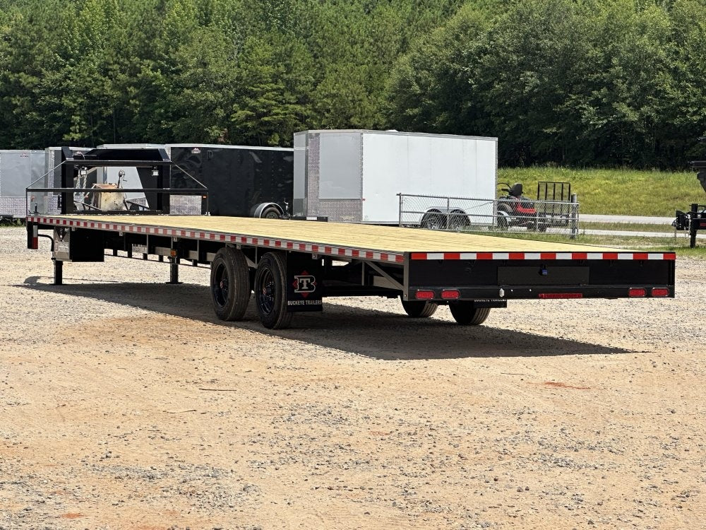 40" Max Light Gooseneck Hotshot Trailer (2) 10K Axles, 102" Wide, 10' Aluminum Ramps - 10K SD SS/Deckover Trailers - Stryker Dealership Group