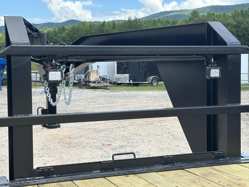 40" Max Light Gooseneck Hotshot Trailer (2) 10K Axles, 102" Wide, 10' Aluminum Ramps - Hotshot Non-CDL - DO 10K SD SS - Stryker Dealership Group