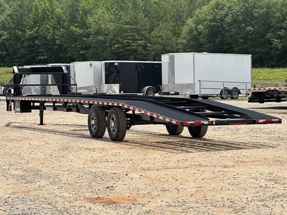 40' Max Lite Gooseneck Mesh Car Hauler (2) 7K Axles - Two Car Hauler/Multi Car Haulers - Stryker Dealership Group