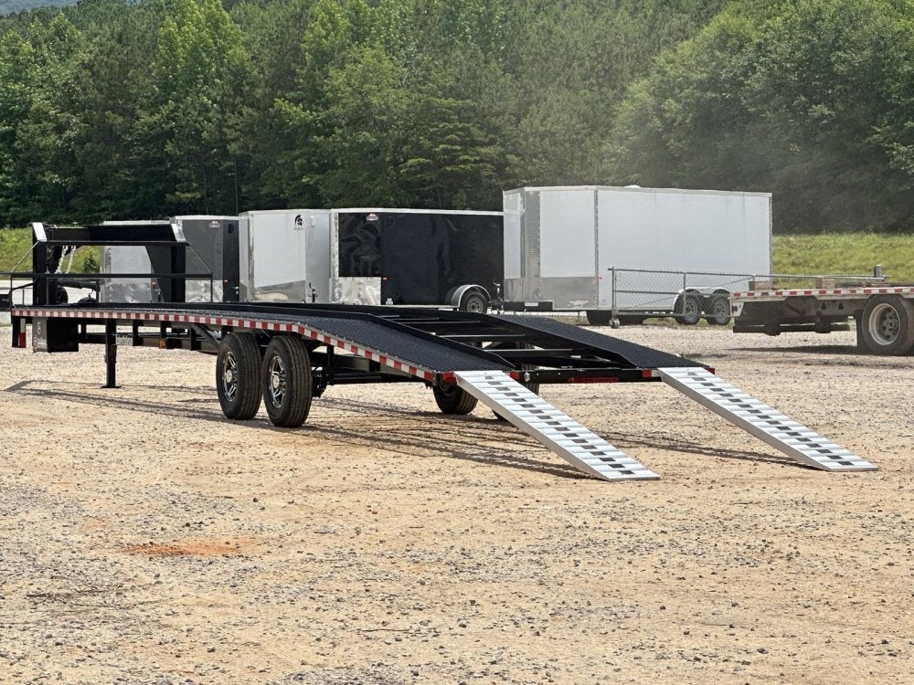 40' Max Lite Gooseneck Mesh Car Hauler (2) 7K Axles - Two Car Hauler/Multi Car Haulers - Stryker Dealership Group
