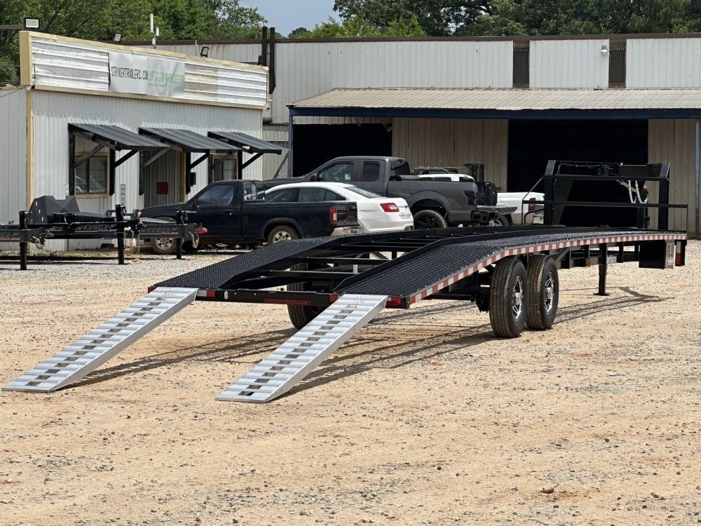 40' Max Lite Gooseneck Mesh Car Hauler (2) 7K Axles - Two Car Hauler/Multi Car Haulers - Stryker Dealership Group