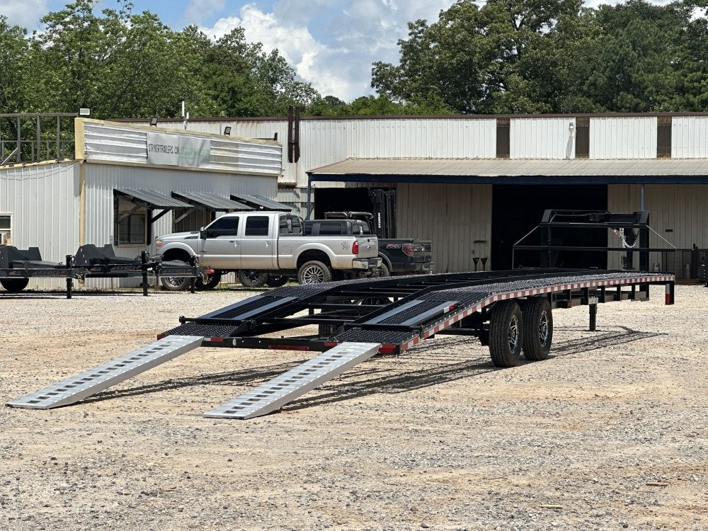40' Max Lite Gooseneck Mesh Car Hauler (2) 8K Axles - Truck & Van Trailers/Multi Car Haulers - Stryker Dealership Group