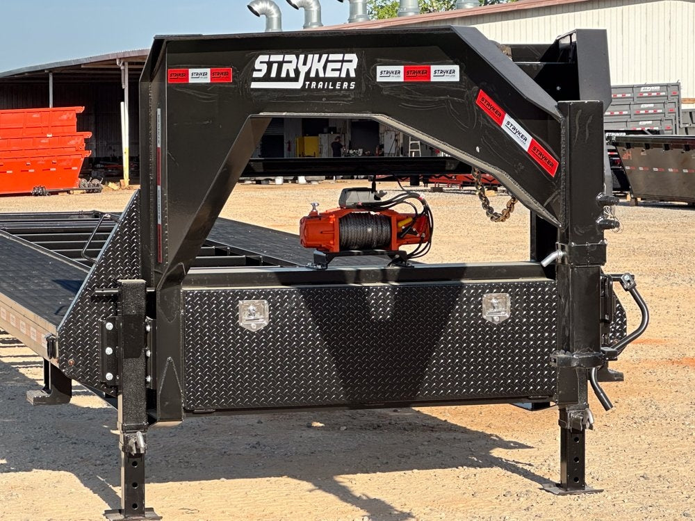 40' Mesh Deck (2) 8k Axles - 12k GVWR Derated- 14 Ply Tires w/Spare - 10' Aluminum Ramps - Warrior W - Truck & Van Trailers - Stryker Dealership Group