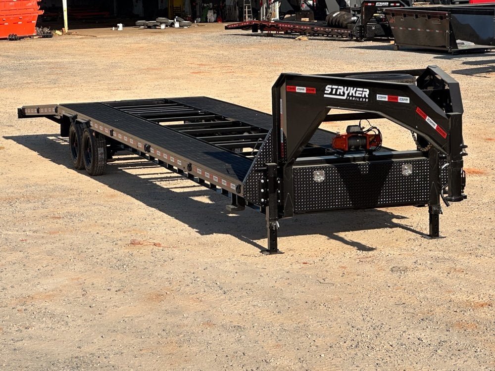 40' Mesh Deck (2) 8k Axles - 12k GVWR Derated- 14 Ply Tires w/Spare - 10' Aluminum Ramps - Warrior W - Truck & Van Trailers - Stryker Dealership Group