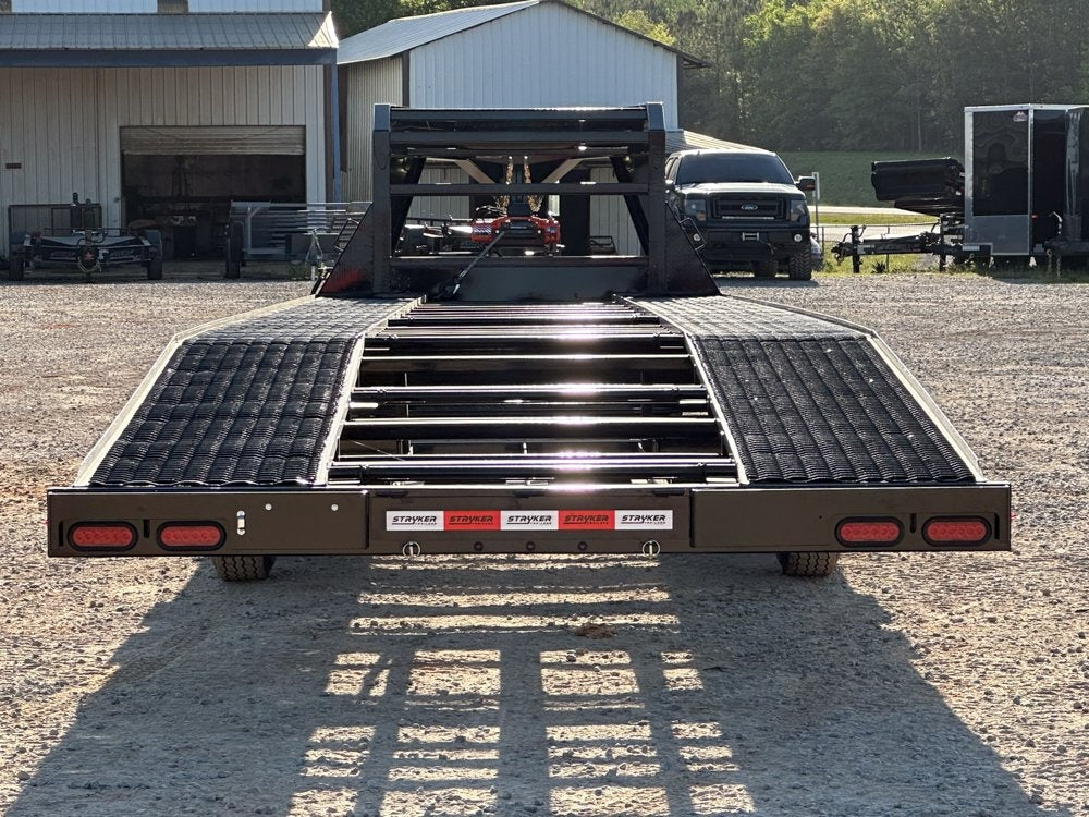 40' Mesh Deck (2) 8k Axles - 12k GVWR Derated- 14 Ply Tires w/Spare - 10' Aluminum Ramps - Warrior W - Truck & Van Trailers - Stryker Dealership Group
