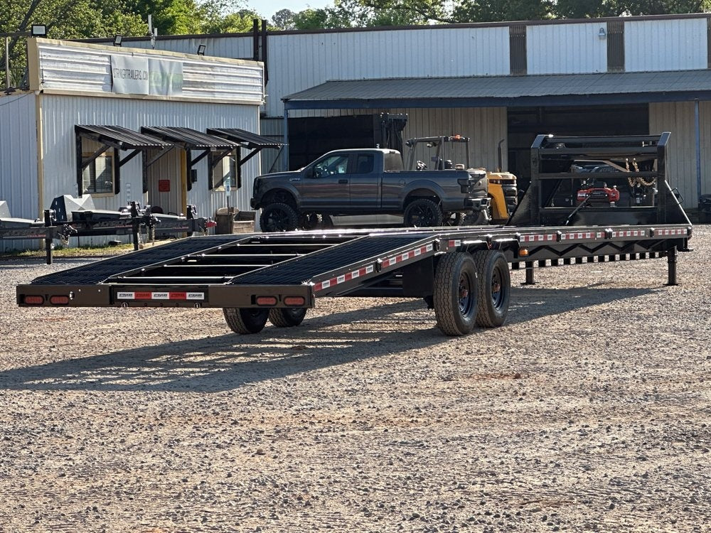 40' Mesh Deck (2) 8k Axles - 12k GVWR Derated- 14 Ply Tires w/Spare - 10' Aluminum Ramps - Warrior W - Truck & Van Trailers - Stryker Dealership Group