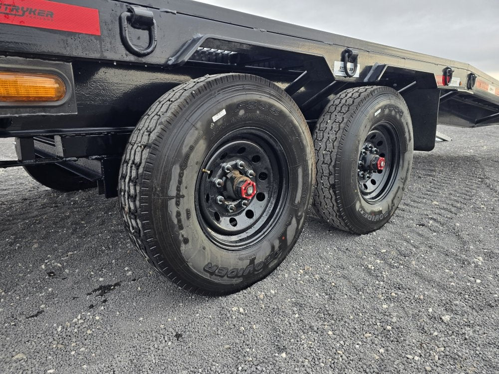 40' Mesh Deck (2) 8k Axles - 12k GVWR Derated- 14 Ply Tires w/Spare - 10' Aluminum Ramps - Warrior W - Two Car Hauler/Truck & Van Trailers - Stryker Dealership Group