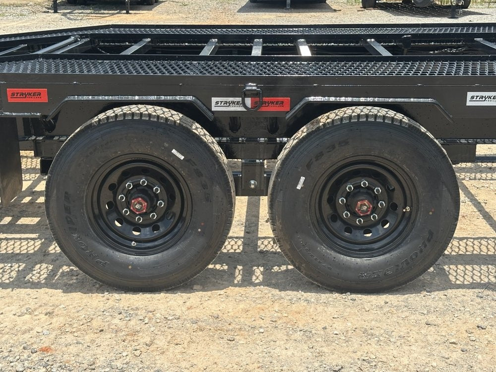 40' Mesh Deck (2) 8k Axles - 12k GVWR Derated- 14 Ply Tires w/Spare - 10' Aluminum Ramps - Warrior W - Truck & Van Trailers/Multi Car Haulers - Stryker Dealership Group
