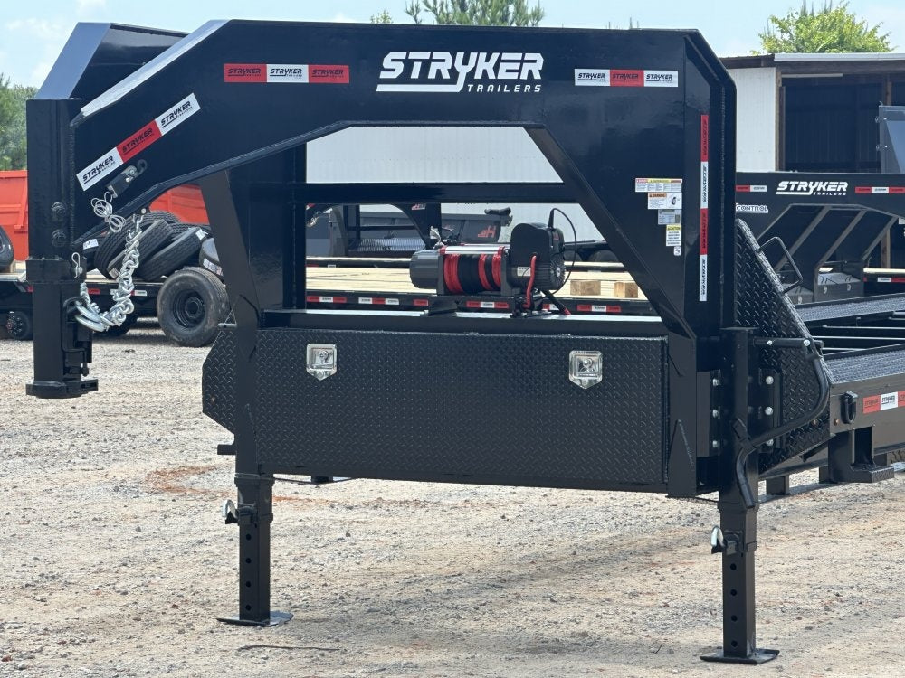 40' Mesh Deck (2) 8k Axles - 12k GVWR Derated- 14 Ply Tires w/Spare - 10' Aluminum Ramps - Warrior W - Truck & Van Trailers/Multi Car Haulers - Stryker Dealership Group