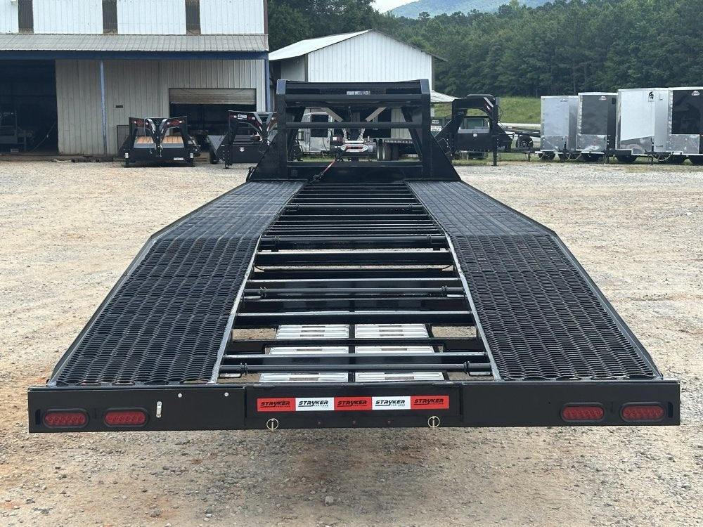 40' Mesh Deck (2) 8k Axles - 12k GVWR Derated- 14 Ply Tires w/Spare - 10' Aluminum Ramps - Warrior W - Truck & Van Trailers/Multi Car Haulers - Stryker Dealership Group