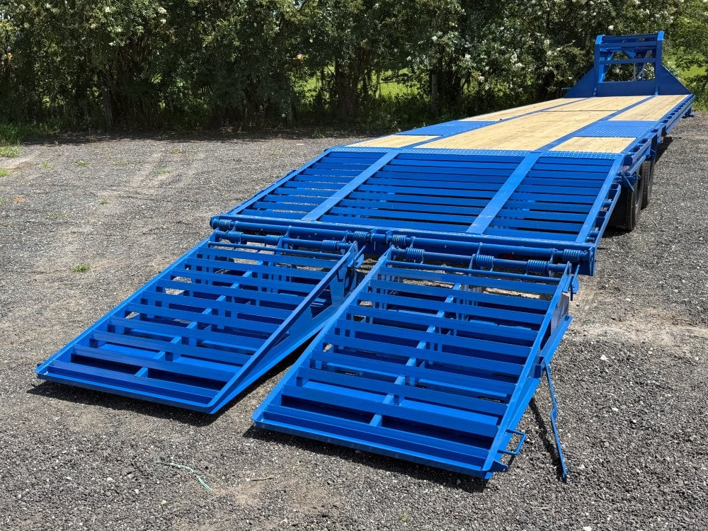 40' Stryker Gooseneck (2) 12K Axles Mega Ramps Dual Wheels - 12K MR/Deckover Trailers - Stryker Dealership Group