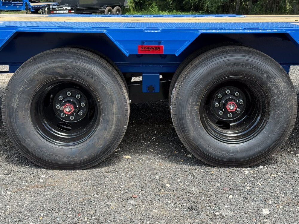 40' Stryker Gooseneck (2) 12K Axles Mega Ramps Dual Wheels - 12K MR/Deckover Trailers - Stryker Dealership Group