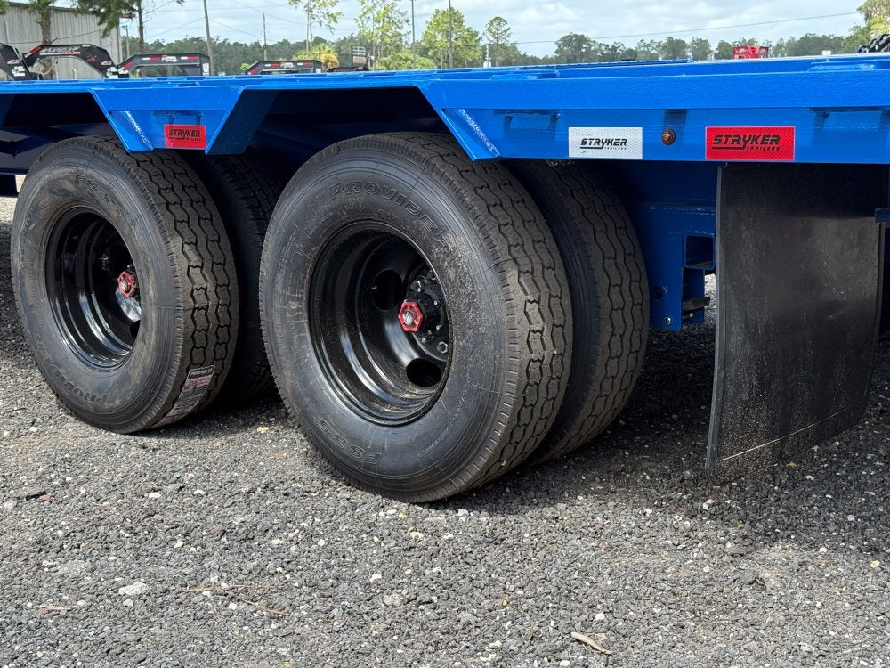40' Stryker Gooseneck (2) 12K Axles Mega Ramps Dual Wheels - 12K MR/Deckover Trailers - Stryker Dealership Group