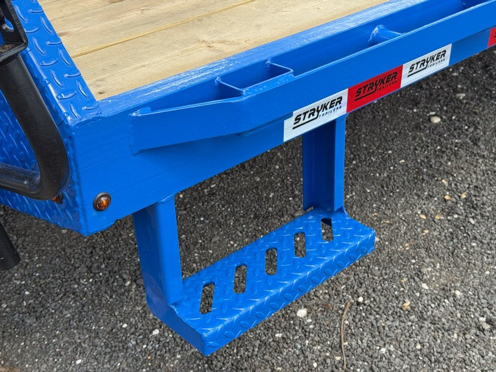 40' Stryker Gooseneck (2) 12K Axles Mega Ramps Dual Wheels - 12K MR/Deckover Trailers - Stryker Dealership Group