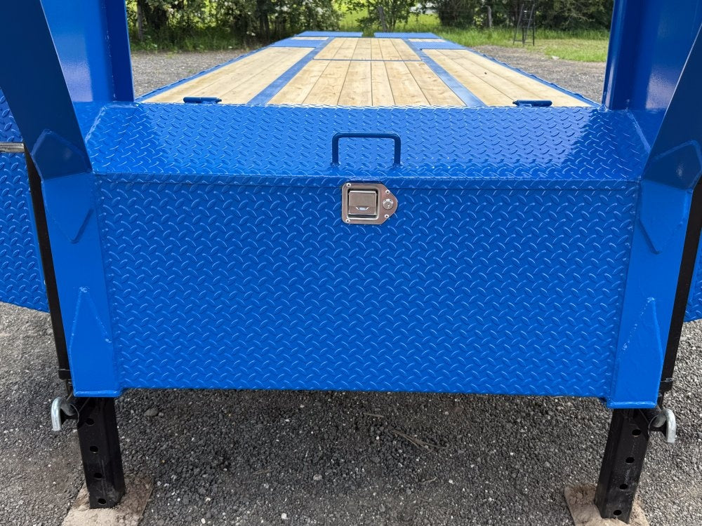 40' Stryker Gooseneck (2) 12K Axles Mega Ramps Dual Wheels - 12K MR/Deckover Trailers - Stryker Dealership Group