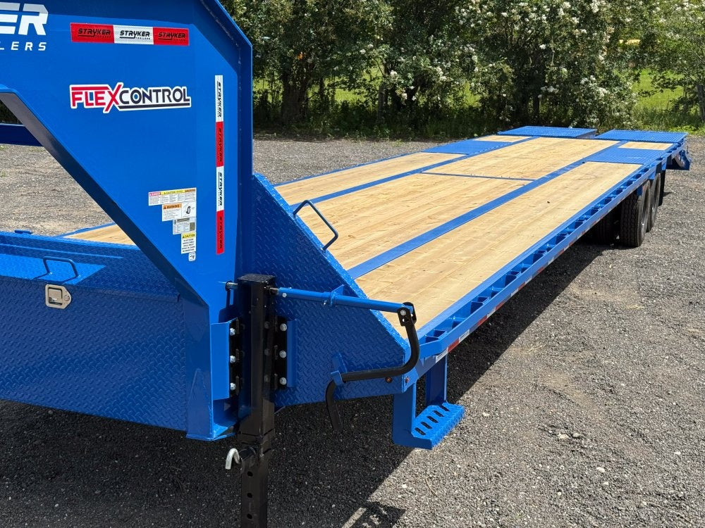 40' Stryker Gooseneck (2) 12K Axles Mega Ramps Dual Wheels - 12K MR/Deckover Trailers - Stryker Dealership Group