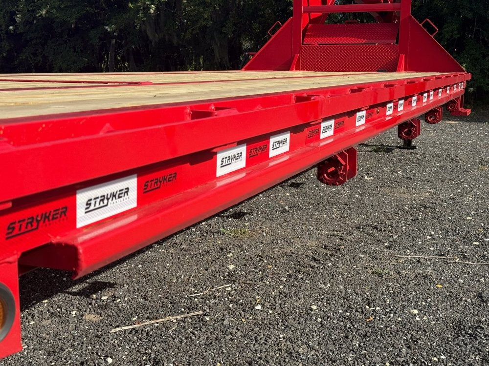 40' Stryker Gooseneck (2) 12K Axles Mega Ramps Dual Wheels - 12K MR/Deckover Trailers - Stryker Dealership Group