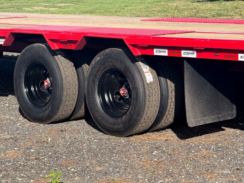40' Stryker Gooseneck (2) 12K Axles Mega Ramps Dual Wheels - 12K MR/Deckover Trailers - Stryker Dealership Group