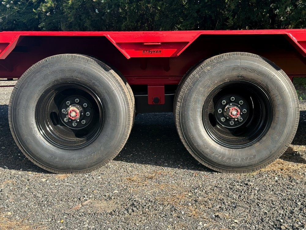 40' Stryker Gooseneck (2) 12K Axles Mega Ramps Dual Wheels - 12K MR/Deckover Trailers - Stryker Dealership Group