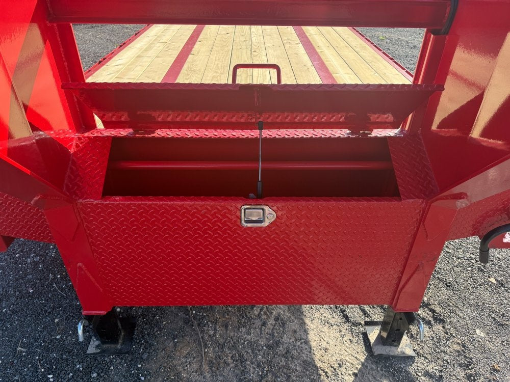 40' Stryker Gooseneck (2) 12K Axles Mega Ramps Dual Wheels - 12K MR/Deckover Trailers - Stryker Dealership Group